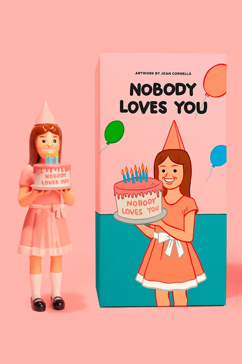 人氣藝術家 Joan Cornellà 攜手 AllRightsReserved 打造全新雕塑「Nobody Loves You」