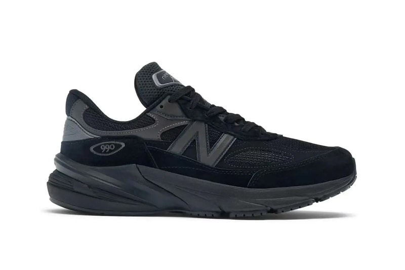 率先近賞 New Balance 990v6 全新配色「Triple Black」