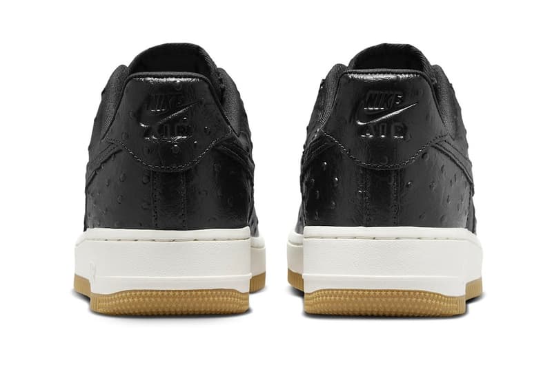 近賞 Nike Air Force 1 Low 全新配色「Black Ostrich」官方圖輯