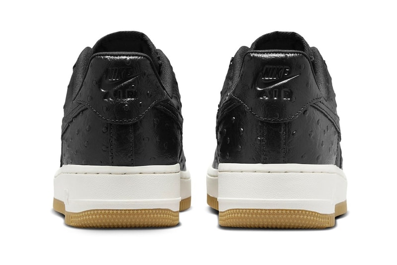 近賞 Nike Air Force 1 Low 全新配色「Black Ostrich」官方圖輯