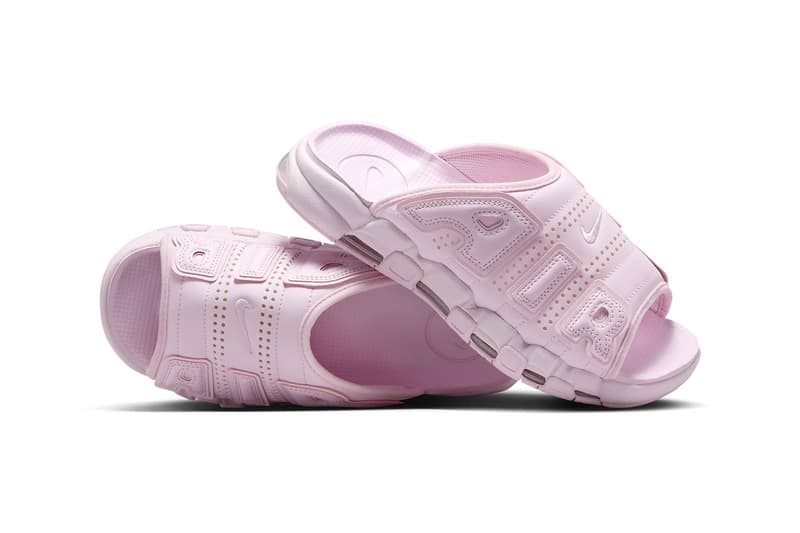 Nike Air More Uptempo Slide 推出全新淡粉色款式