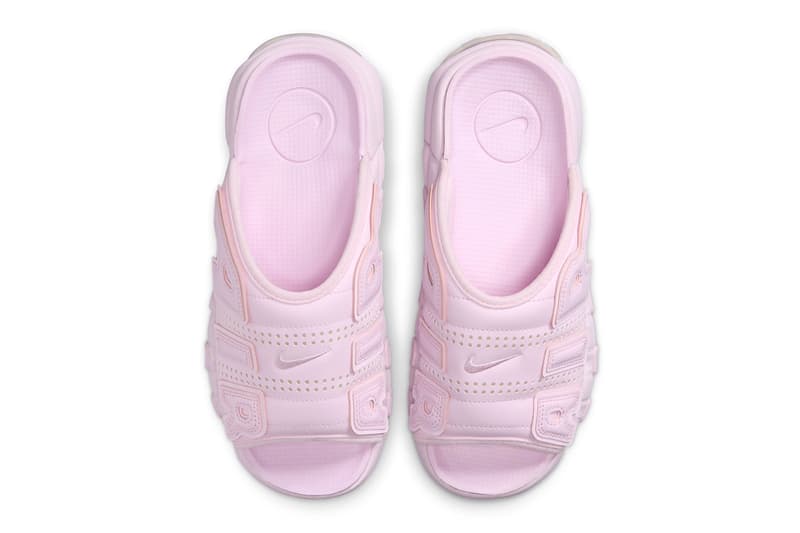 Nike Air More Uptempo Slide 推出全新淡粉色款式