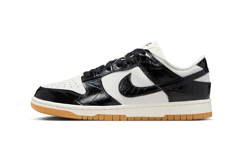 率先近賞鱷魚皮版本 Nike Dunk Low