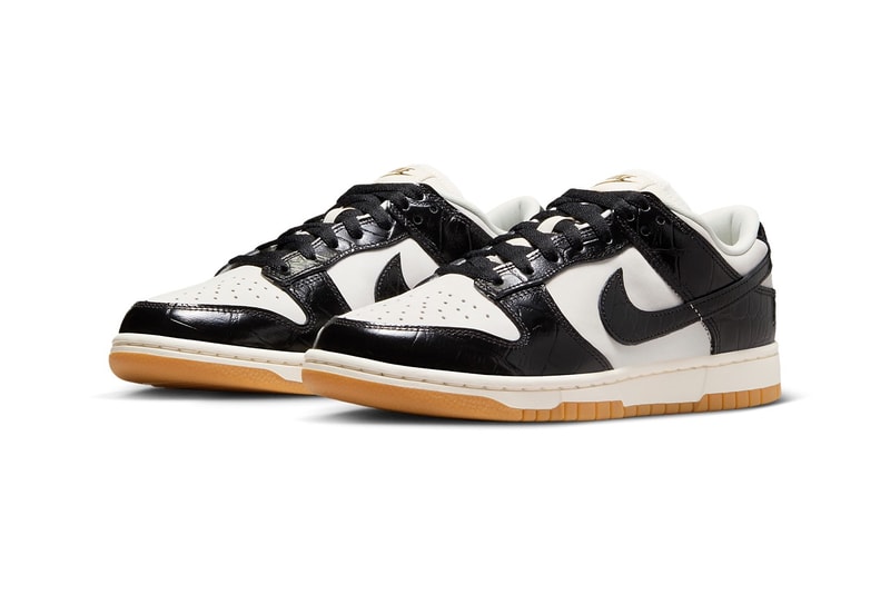 率先近賞鱷魚皮版本 Nike Dunk Low