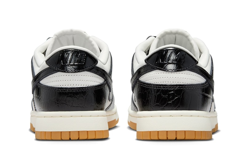 率先近賞鱷魚皮版本 Nike Dunk Low