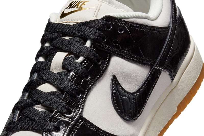 率先近賞鱷魚皮版本 Nike Dunk Low