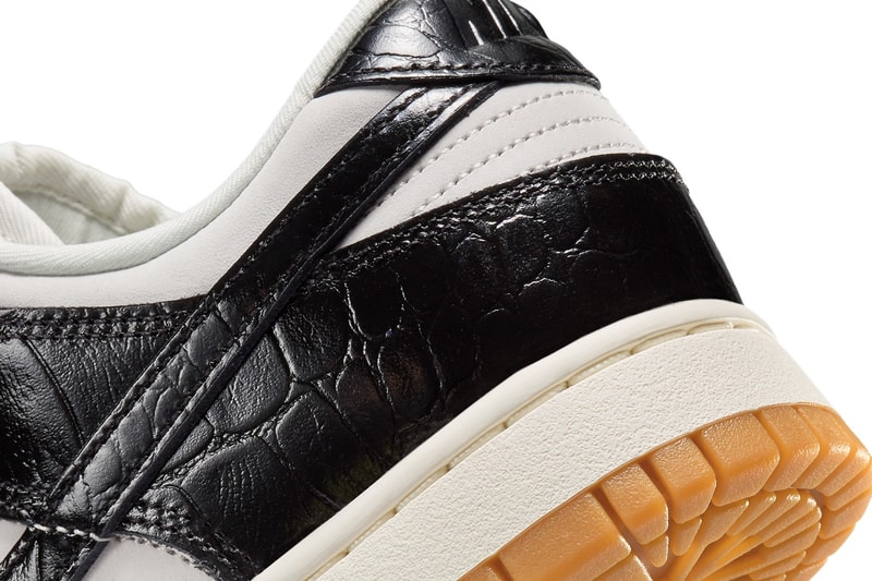 率先近賞鱷魚皮版本 Nike Dunk Low