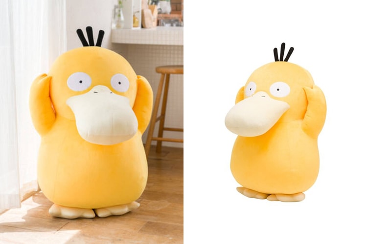 Pokémon 推出 1:1 尺寸「可達鴨 Psyduck」全新毛絨玩偶