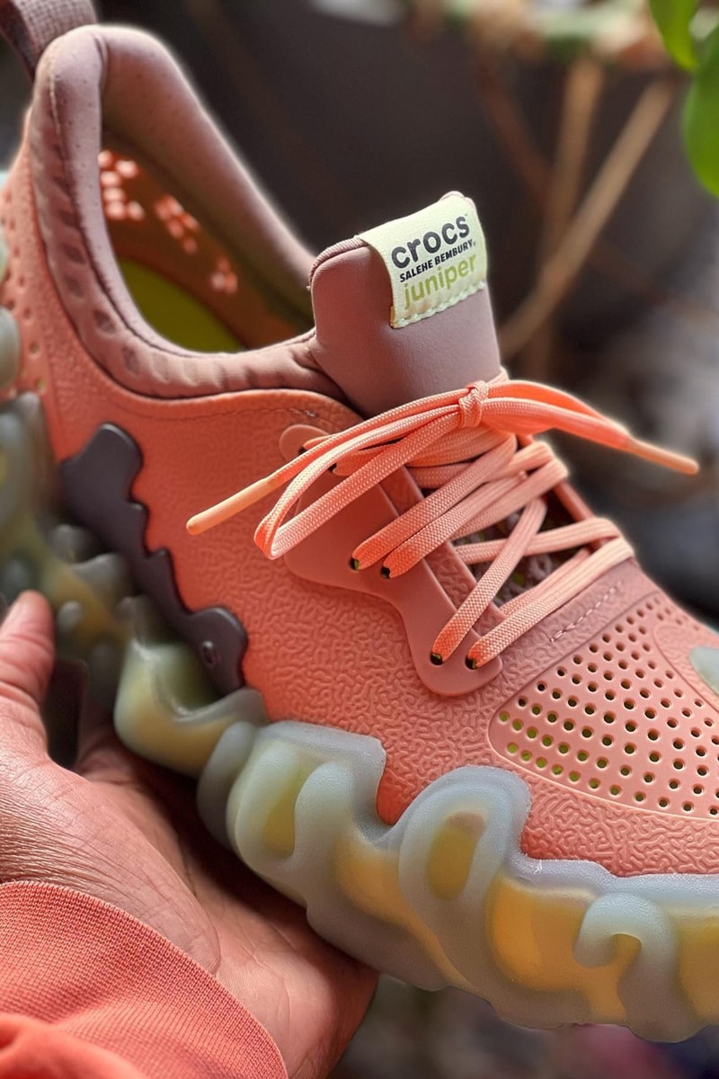 近賞 Salehe Bembury x Crocs Pollex Juniper 全新聯名鞋款