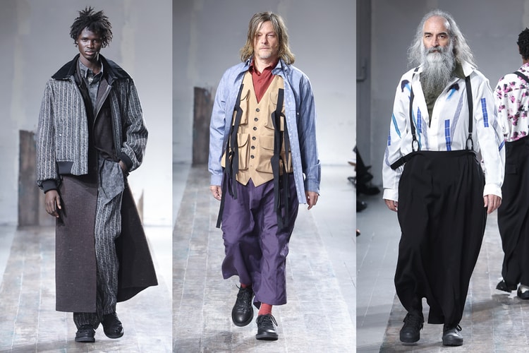 Yohji Yamamoto POUR HOMME 2024 秋冬系列大秀登場