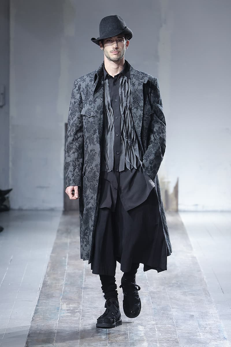 Yohji Yamamoto POUR HOMME 2024 秋冬系列大秀登場