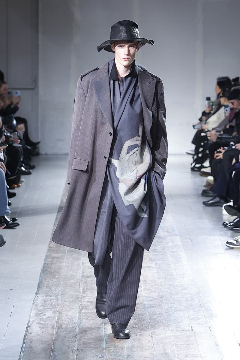 Yohji Yamamoto POUR HOMME 2024 秋冬系列大秀登場