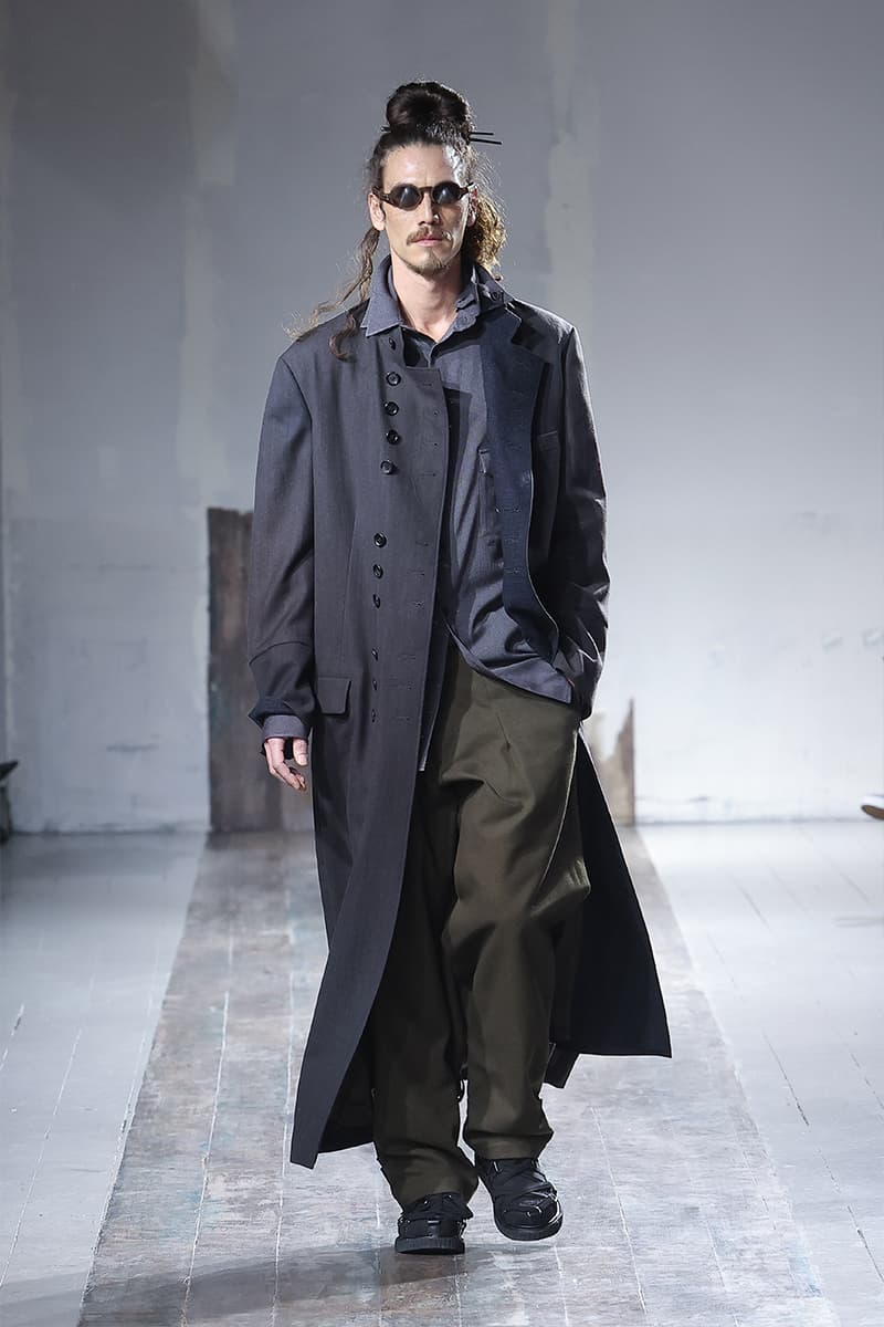 Yohji Yamamoto POUR HOMME 2024 秋冬系列大秀登場