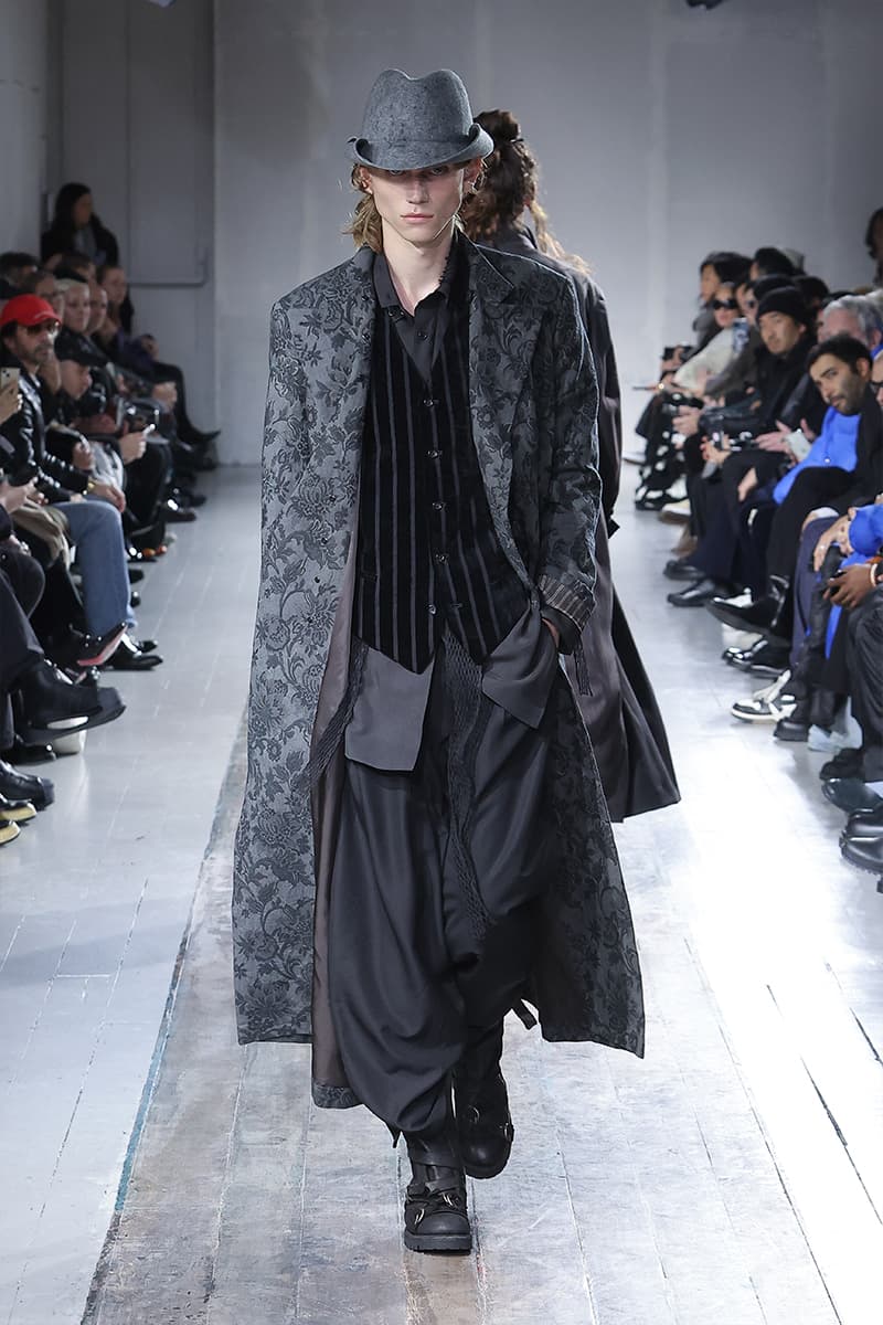 Yohji Yamamoto POUR HOMME 2024 秋冬系列大秀登場