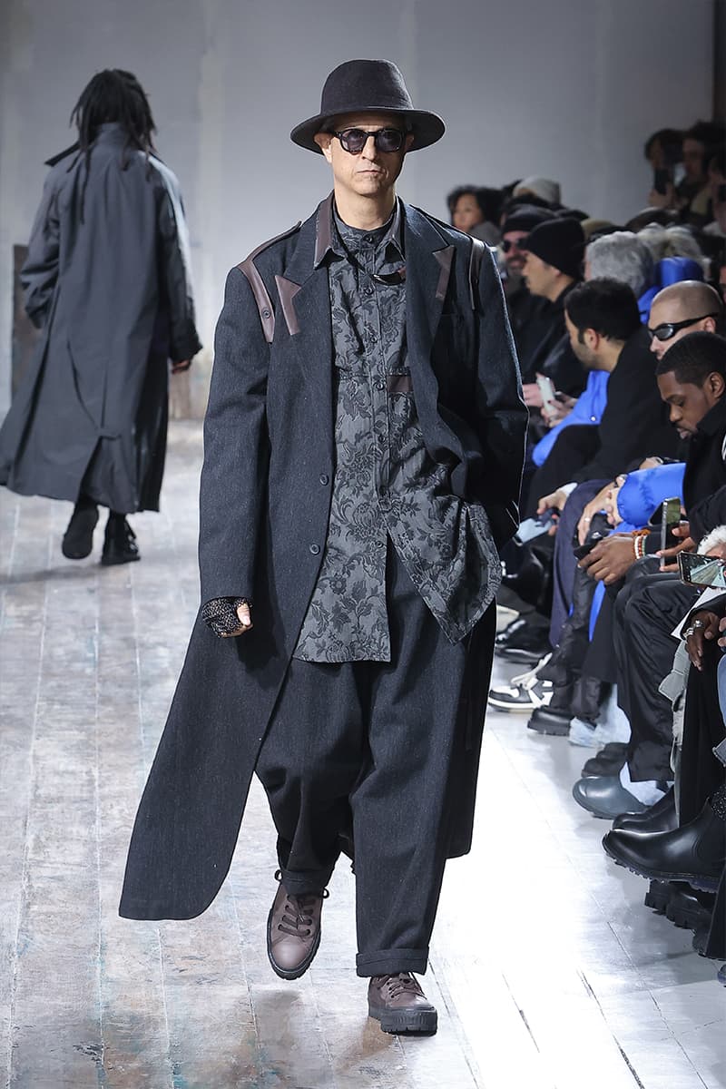 Yohji Yamamoto POUR HOMME 2024 秋冬系列大秀登場