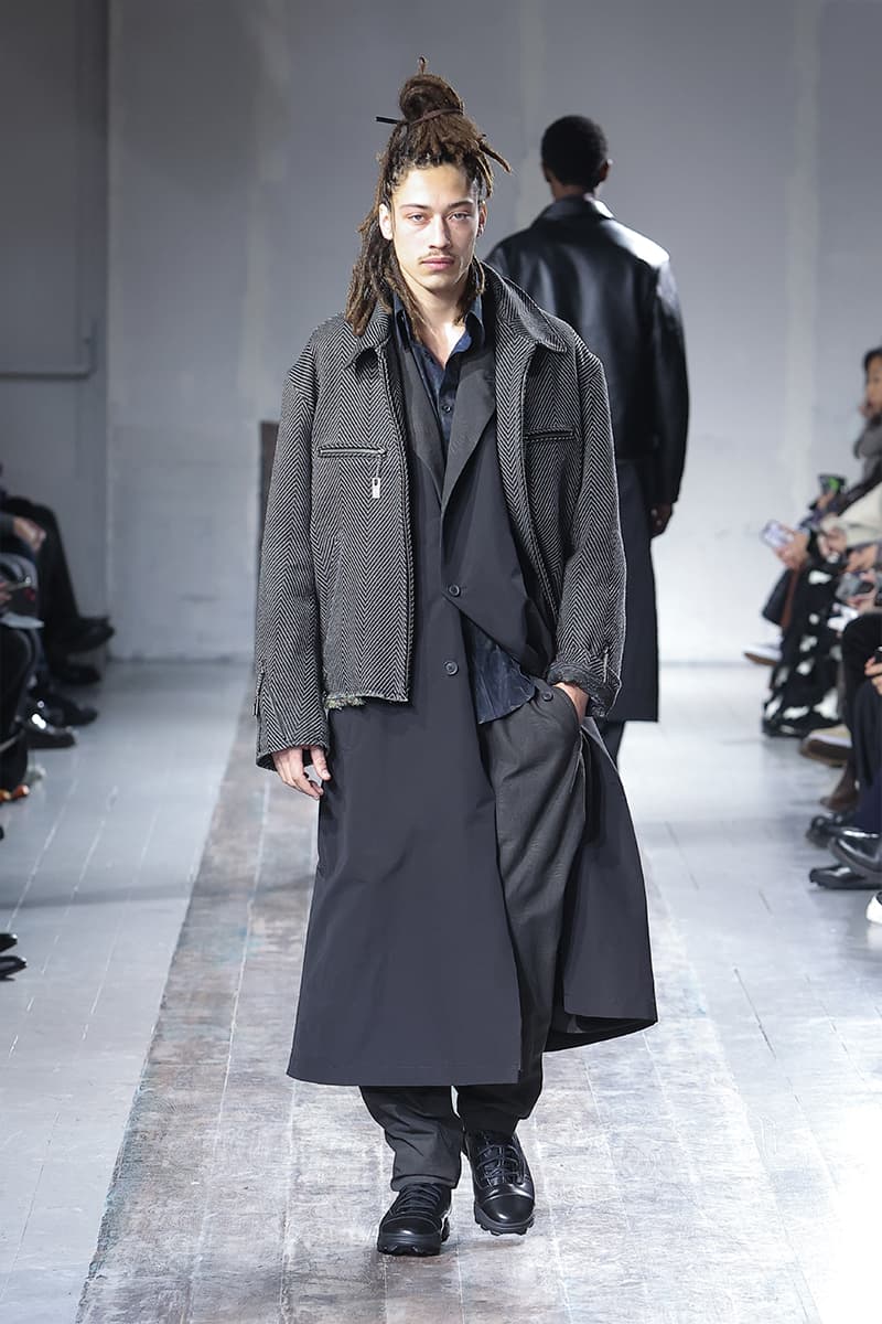 Yohji Yamamoto POUR HOMME 2024 秋冬系列大秀登場