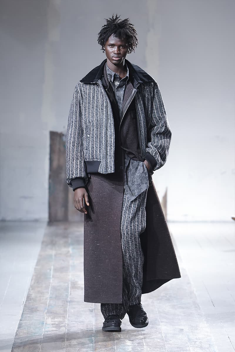 Yohji Yamamoto POUR HOMME 2024 秋冬系列大秀登場