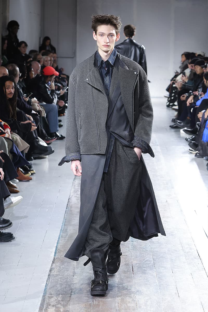 Yohji Yamamoto POUR HOMME 2024 秋冬系列大秀登場