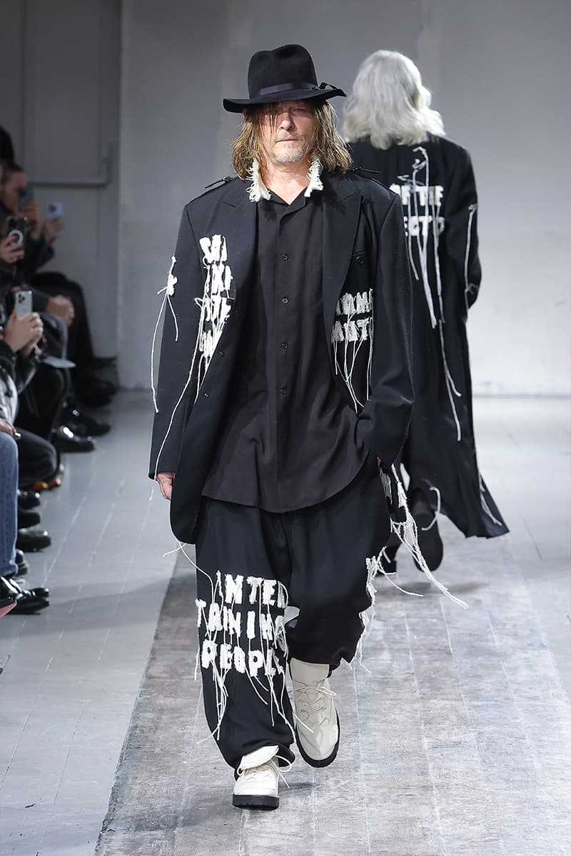 Yohji Yamamoto POUR HOMME 2024 秋冬系列大秀登場