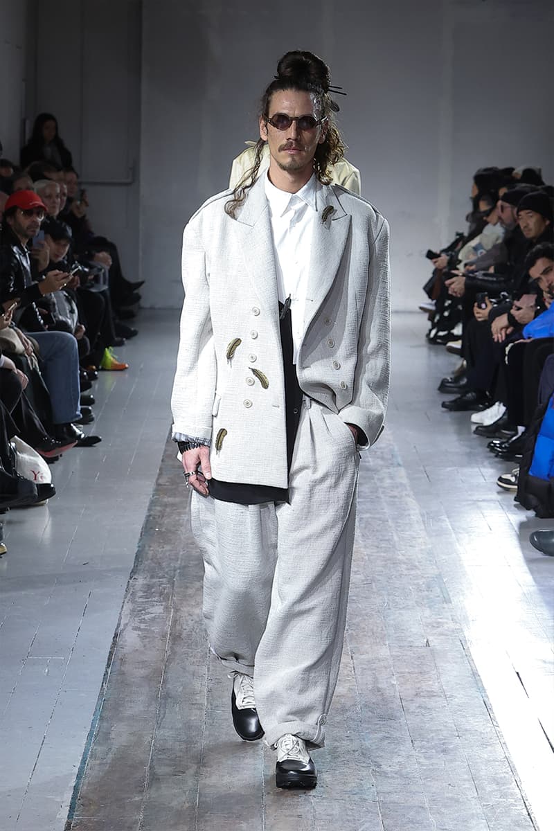 Yohji Yamamoto POUR HOMME 2024 秋冬系列大秀登場