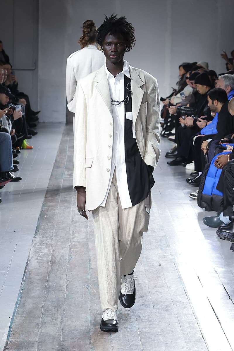 Yohji Yamamoto POUR HOMME 2024 秋冬系列大秀登場