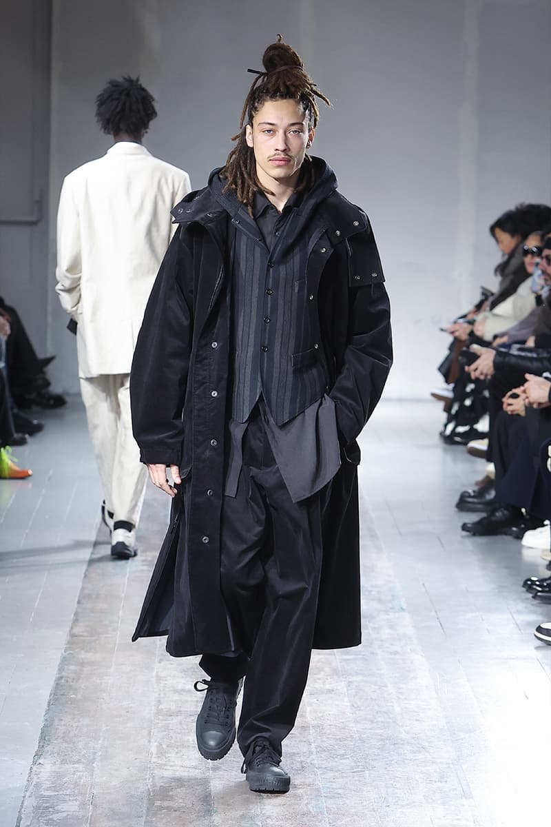 Yohji Yamamoto POUR HOMME 2024 秋冬系列大秀登場