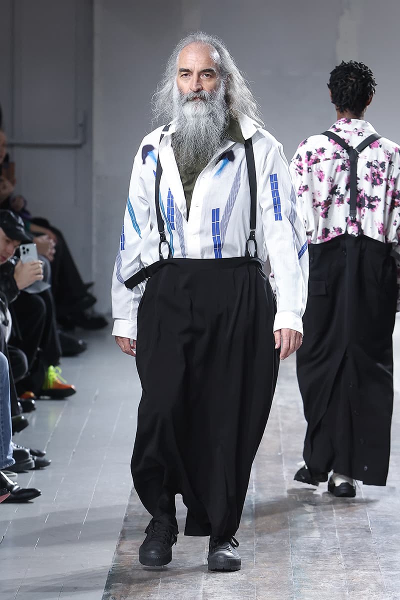 Yohji Yamamoto POUR HOMME 2024 秋冬系列大秀登場