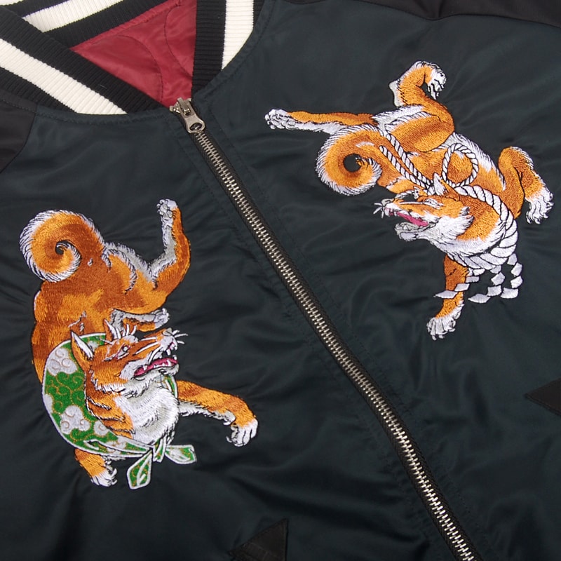 極致刺繡工藝,刺青藝術家 ZAGAKENNY 推出「不動.柴橫須賀外套」