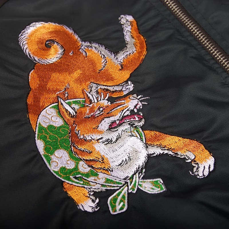 極致刺繡工藝,刺青藝術家 ZAGAKENNY 推出「不動.柴橫須賀外套」