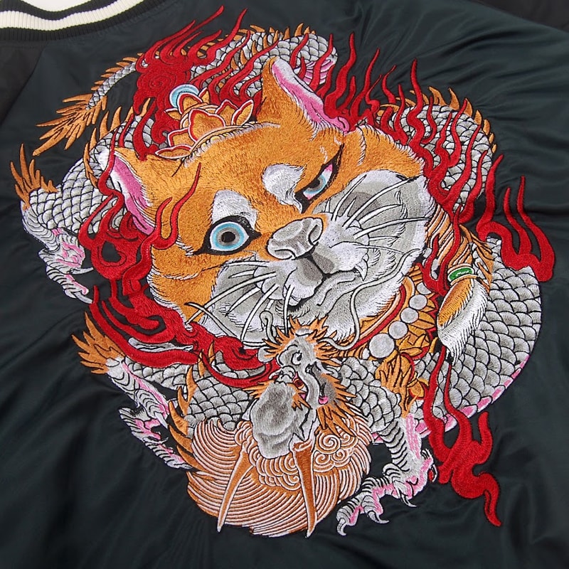 極致刺繡工藝,刺青藝術家 ZAGAKENNY 推出「不動.柴橫須賀外套」