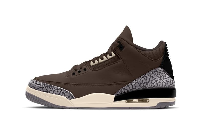 率先近賞 Air Jordan 3 全新配色「Brown Cement」