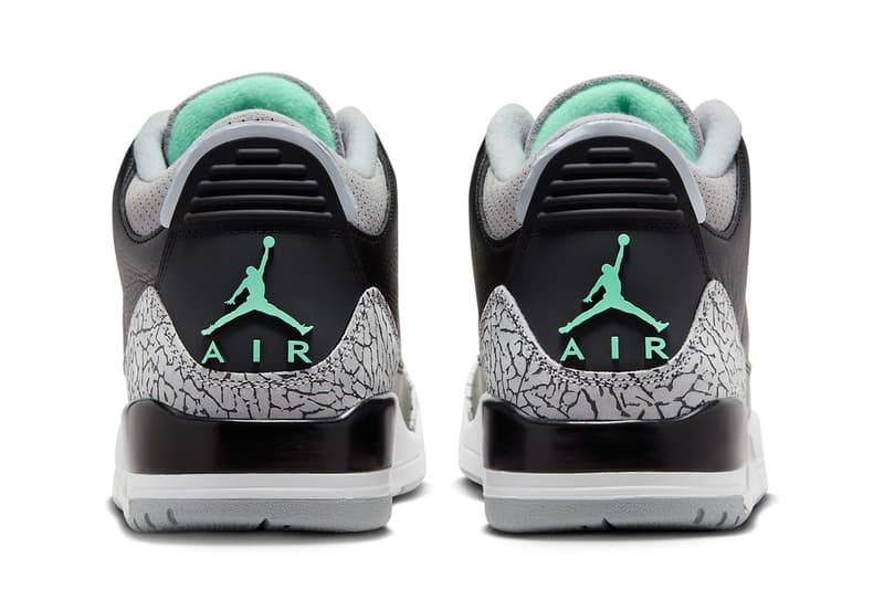 近賞 Air Jordan 3 全新配色「Green Glow」官方圖輯