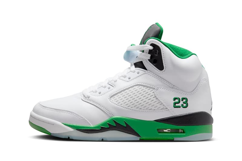 近賞 Air Jordan 5「Lucky Green」官方圖輯