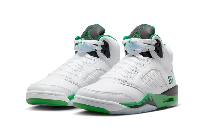 近賞 Air Jordan 5「Lucky Green」官方圖輯