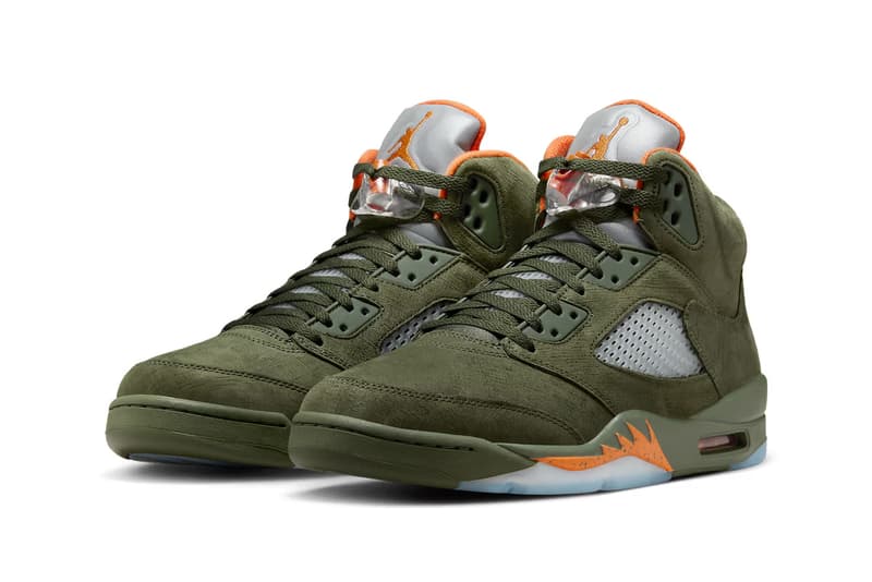 Air Jordan 5 最新配色「Olive」官方圖輯、發售情報公開