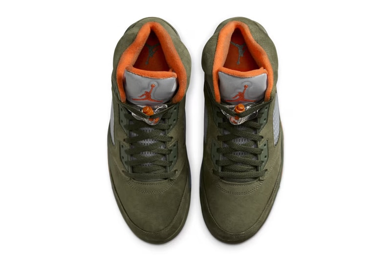 Air Jordan 5 最新配色「Olive」官方圖輯、發售情報公開