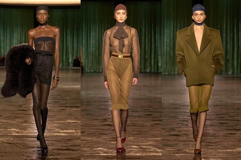 Anthony Vaccarello 執掌 Saint Laurent 2024 冬季女裝大秀正式登場