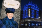 慶祝開幕 175 週年！Burberry 以「騎士藍」點亮英國哈洛德百貨