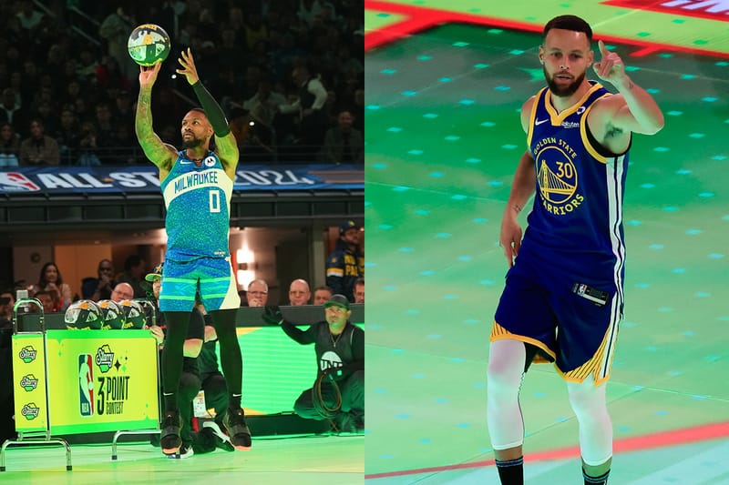 Damian Lillard 衛冕三分球大賽冠軍、Stephen Curry 技壓 Sabrina Ionescu