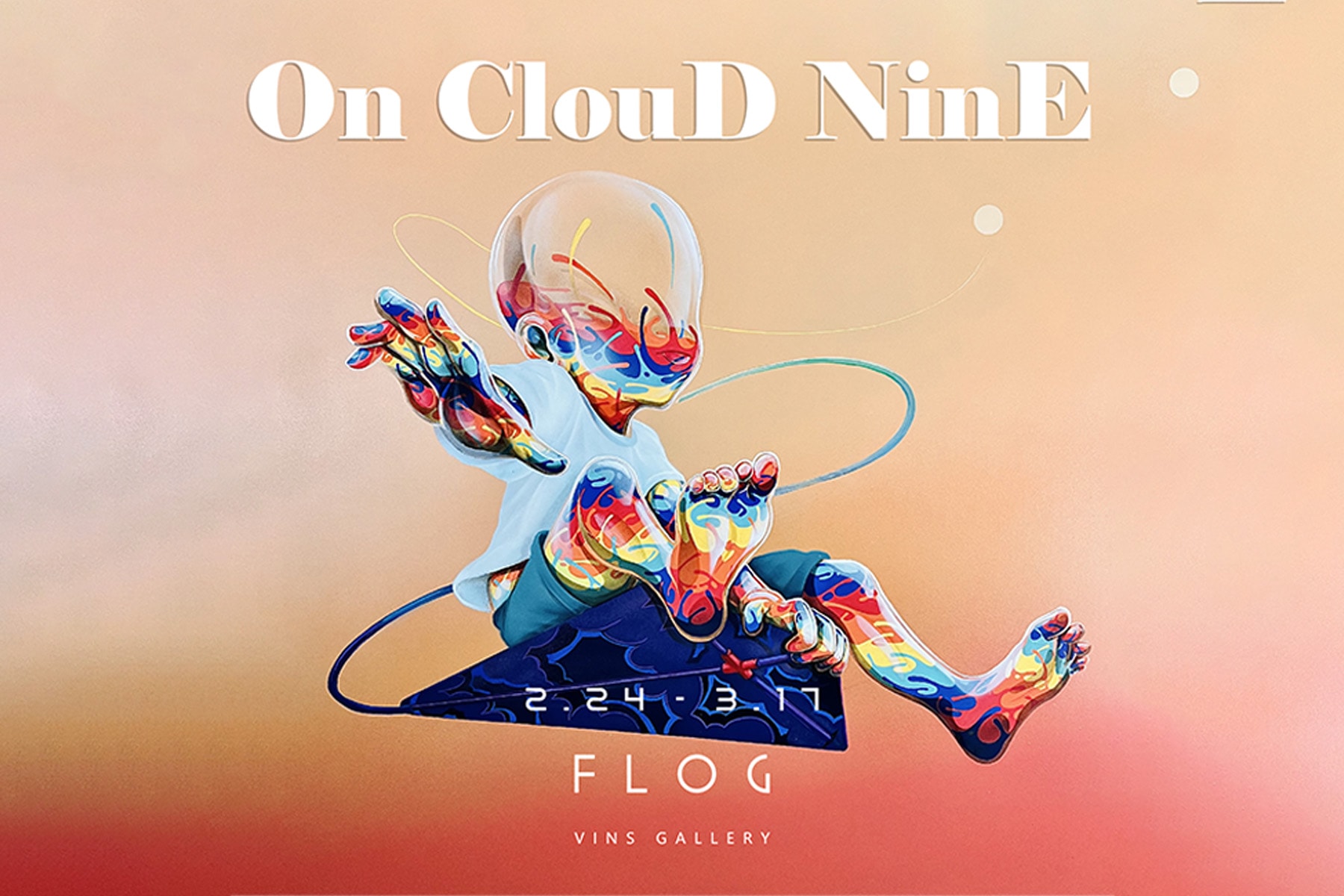 法國藝術家 Flog 全新個展《On Cloud Nine》即將展開