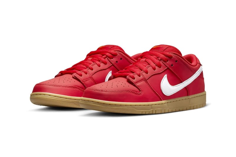 近賞 Nike SB Dunk Low 全新配色「University Red Gum」官方圖輯