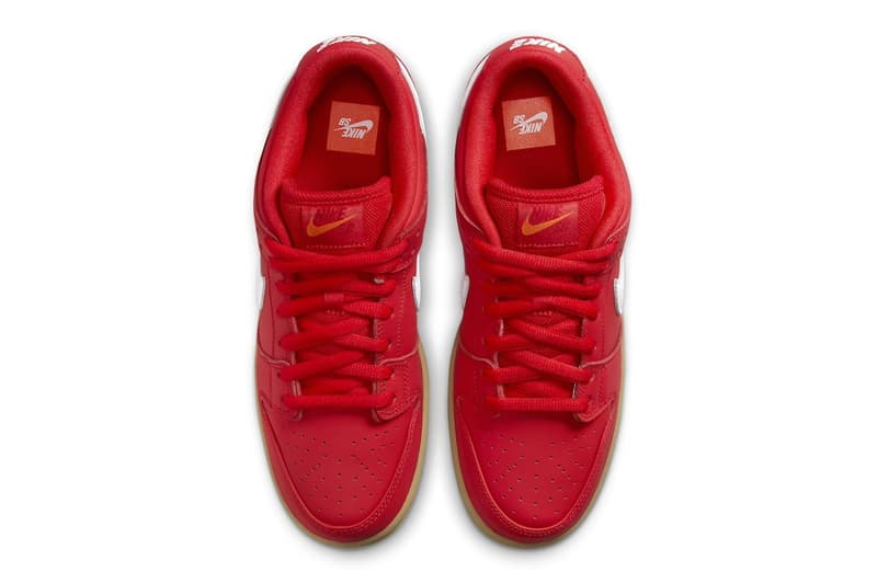 近賞 Nike SB Dunk Low 全新配色「University Red Gum」官方圖輯