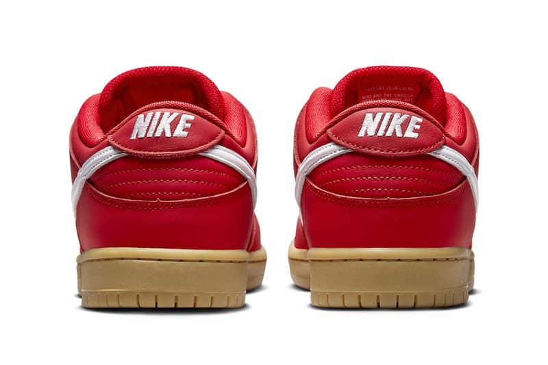 近賞 Nike SB Dunk Low 全新配色「University Red Gum」官方圖輯