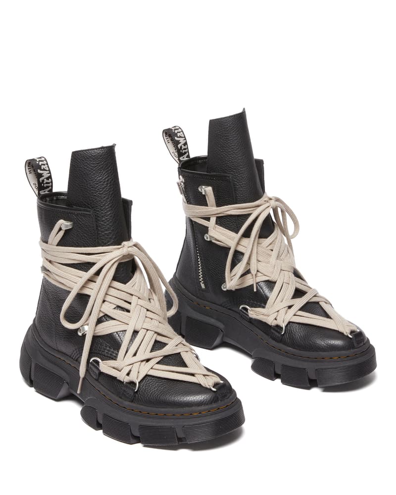 Dr. Martens 攜手 Rick Owens 打造全新聯名鞋款