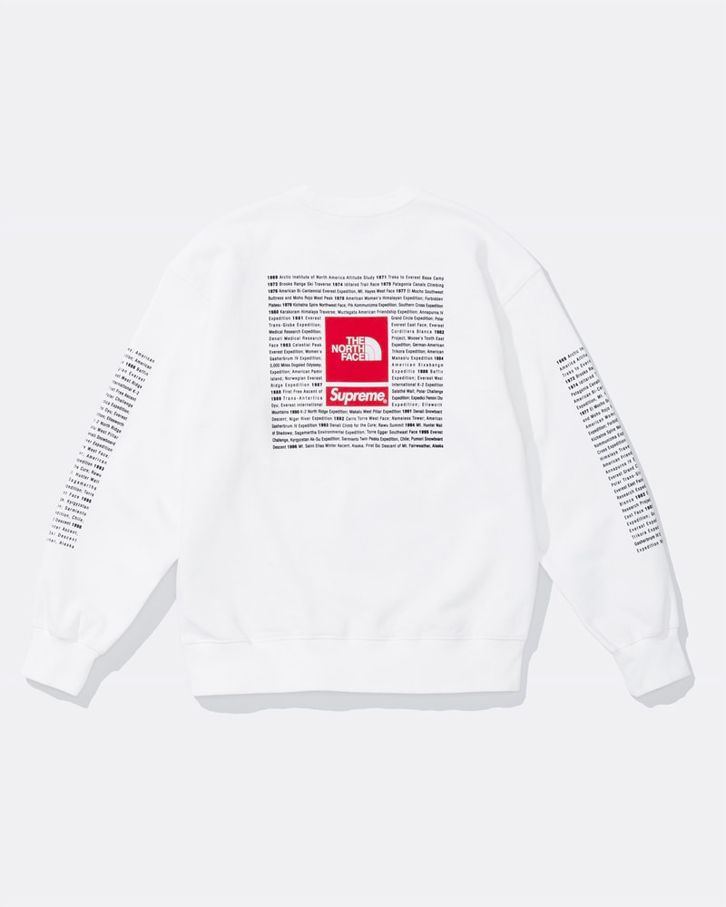 Supreme x The North Face 2024 春季聯名系列正式發佈