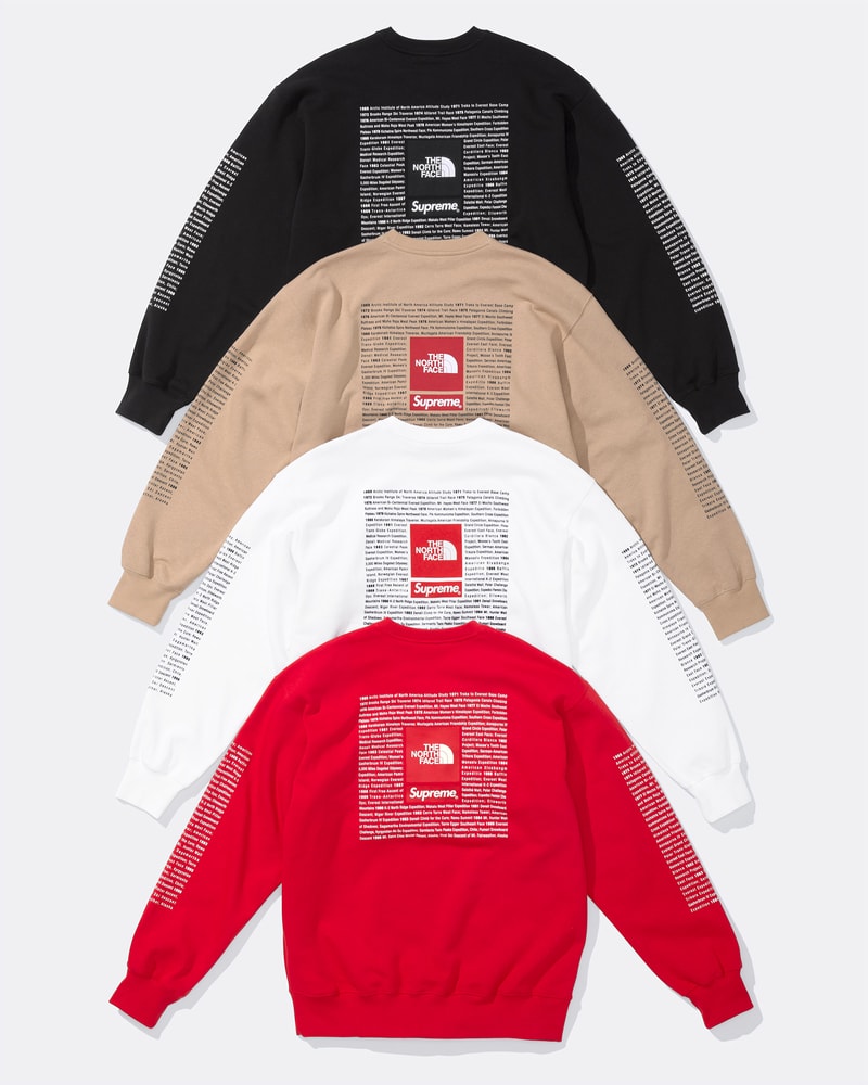 Supreme x The North Face 2024 春季聯名系列正式發佈