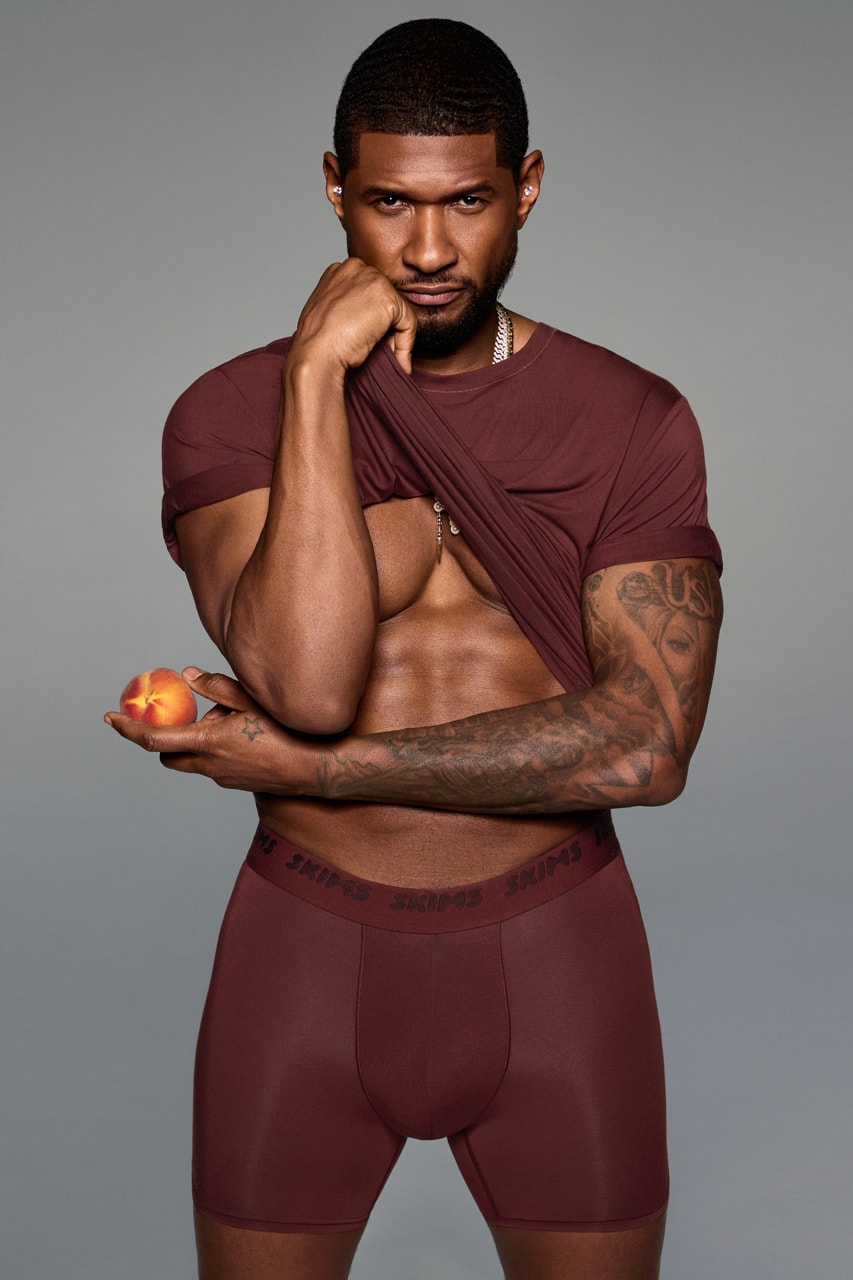 Usher 出鏡演繹 SKIMS 最新男裝系列形象廣告