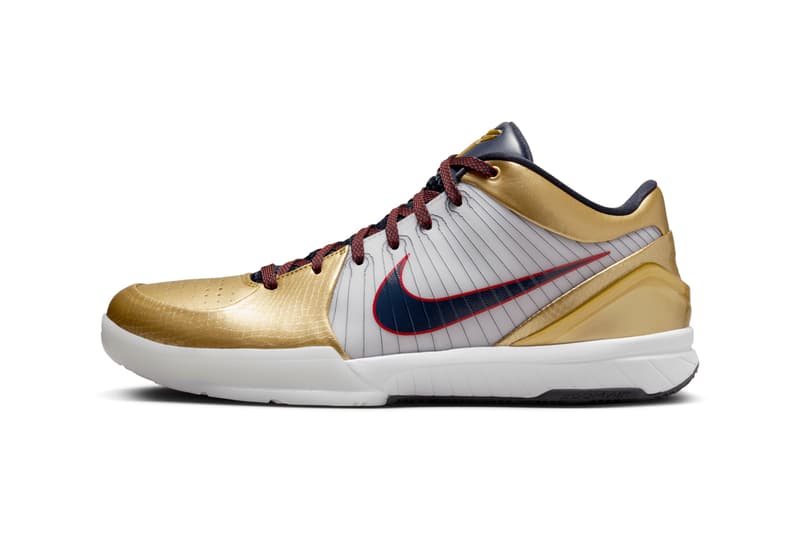 Nike Kobe 4 Protro 奧運主題配色「Gold Medal」官方圖輯、發售情報正式公開