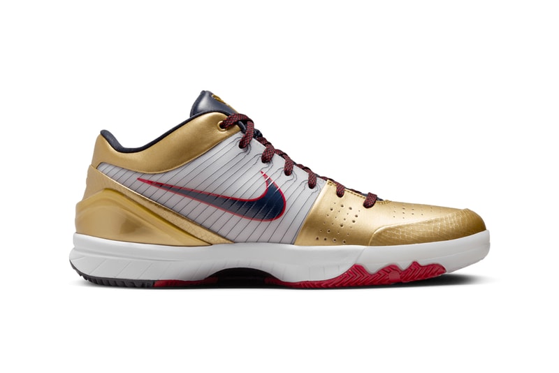 Nike Kobe 4 Protro 奧運主題配色「Gold Medal」官方圖輯、發售情報正式公開