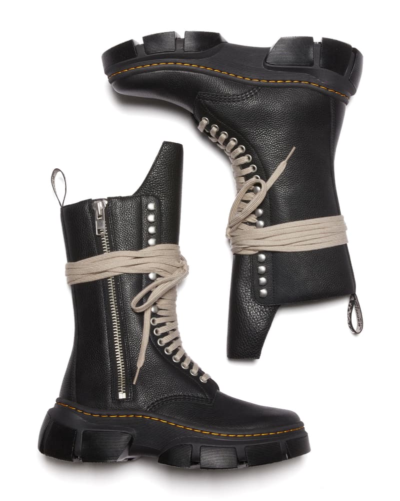 Dr. Martens x Rick Owens 最新聯名鞋款正式登場